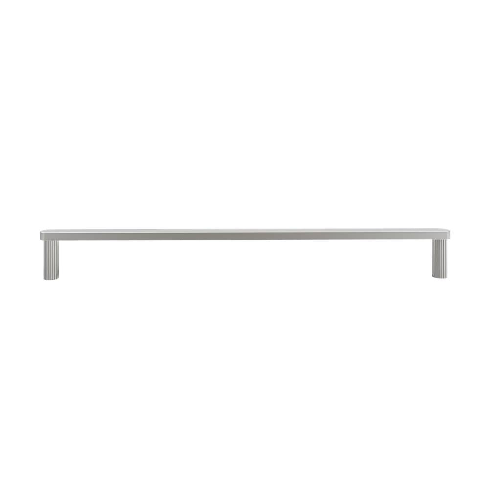 Hapny - Ribbed 18 in (457.2 mm) Center to Center Satin Nickel Appliance Pull - Satin Nickel