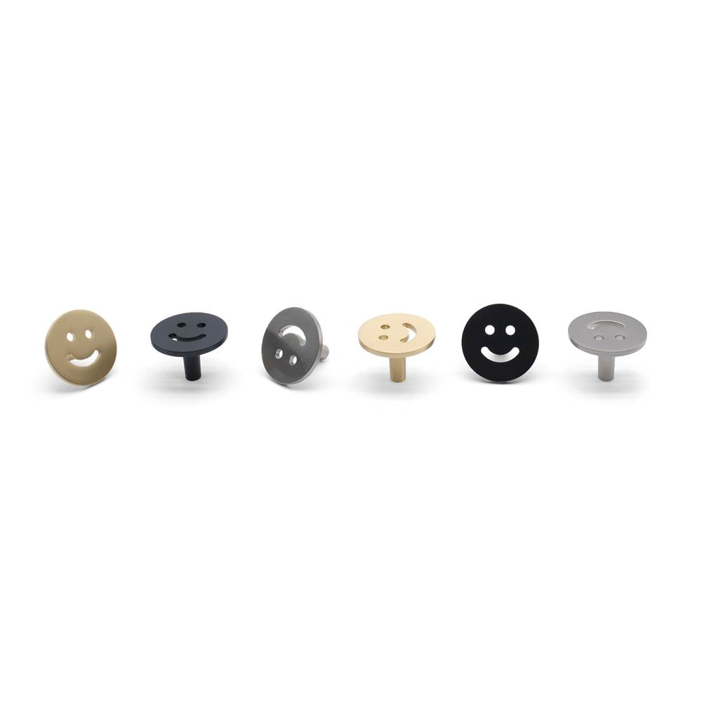 Horizon 1-1/2 in (38 mm) Width Matte Black Cabinet Knob