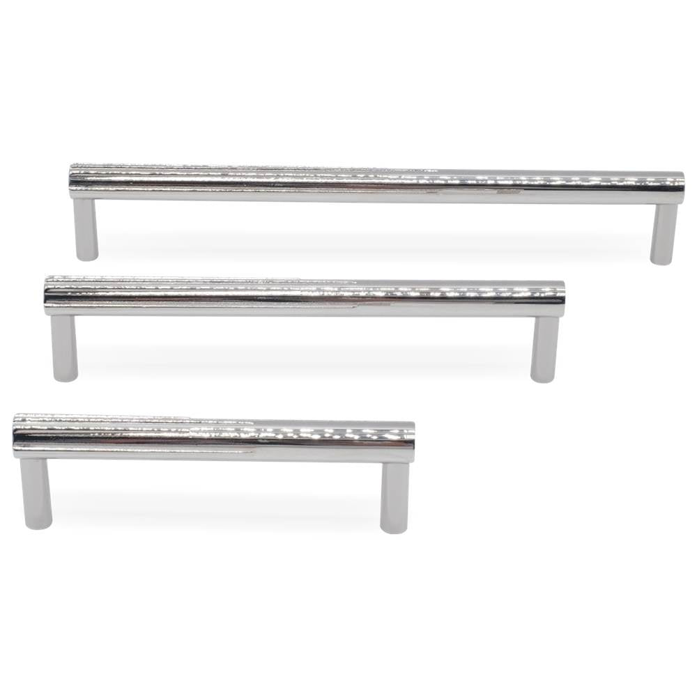 Sunburst 4 in (101.6 mm) Center to Center Polished Nickel Cabinet Pull
