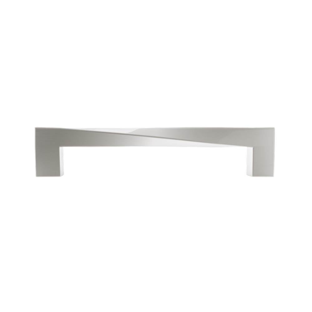 Hapny - Twist 12 in (304.8 mm) Center to Center Satin Nickel Appliance Pull - Satin Nickel