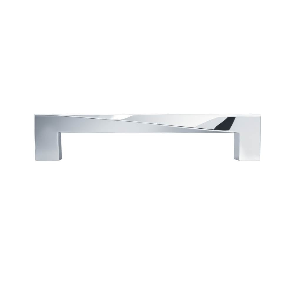 Hapny - Twist 5 in (128 mm) Center to Center Polished Chrome Cabinet Pull - Polished Chrome