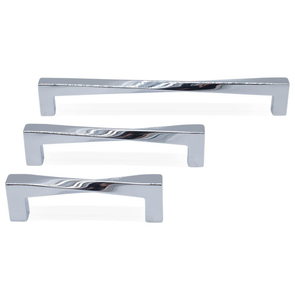 Twist 8 in (203.2 mm) Center to Center Matte Black Cabinet Pull
