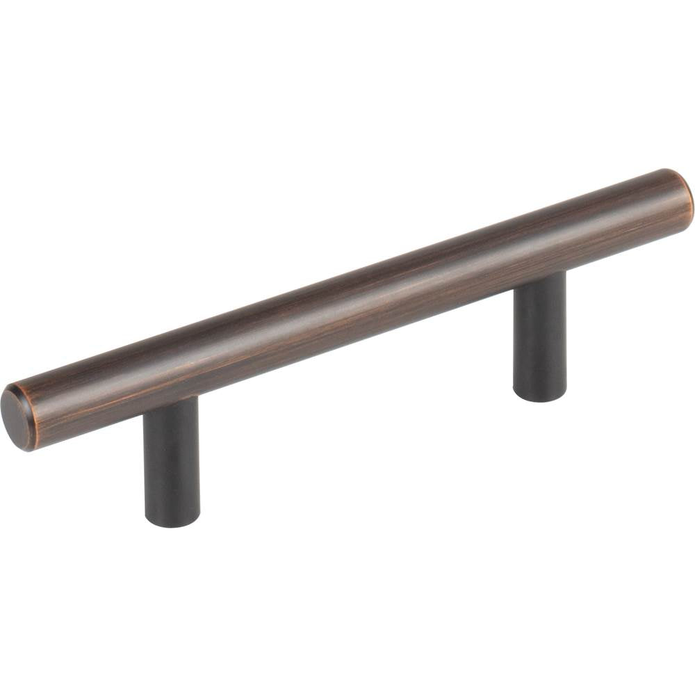 Hardware Resources - 3'' Center-to-Center Dark Brushed Bronze Naples Cabinet Bar Pull - Dark Brushed Bronze