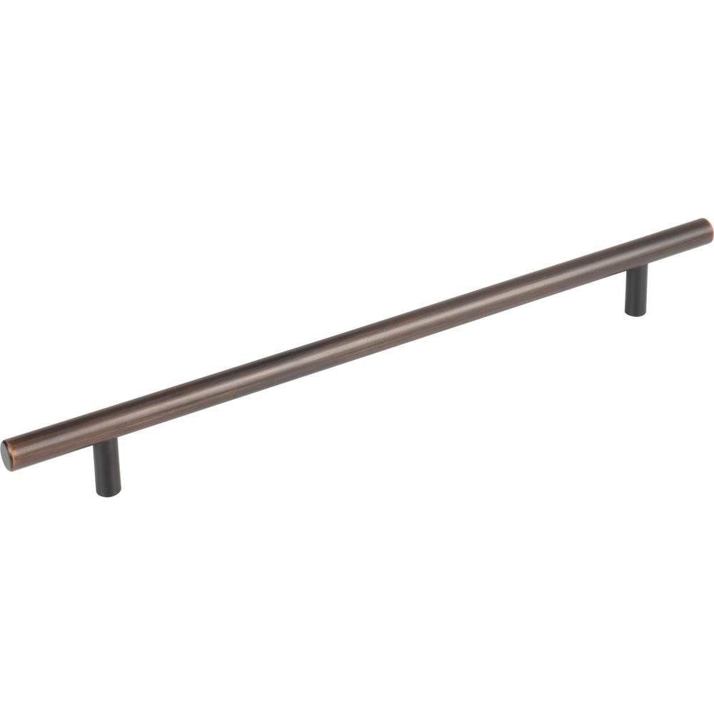 Hardware Resources - 256 mm Center-to-Center Dark Brushed Bronze Naples Cabinet Bar Pull - Dark Brushed Bronze