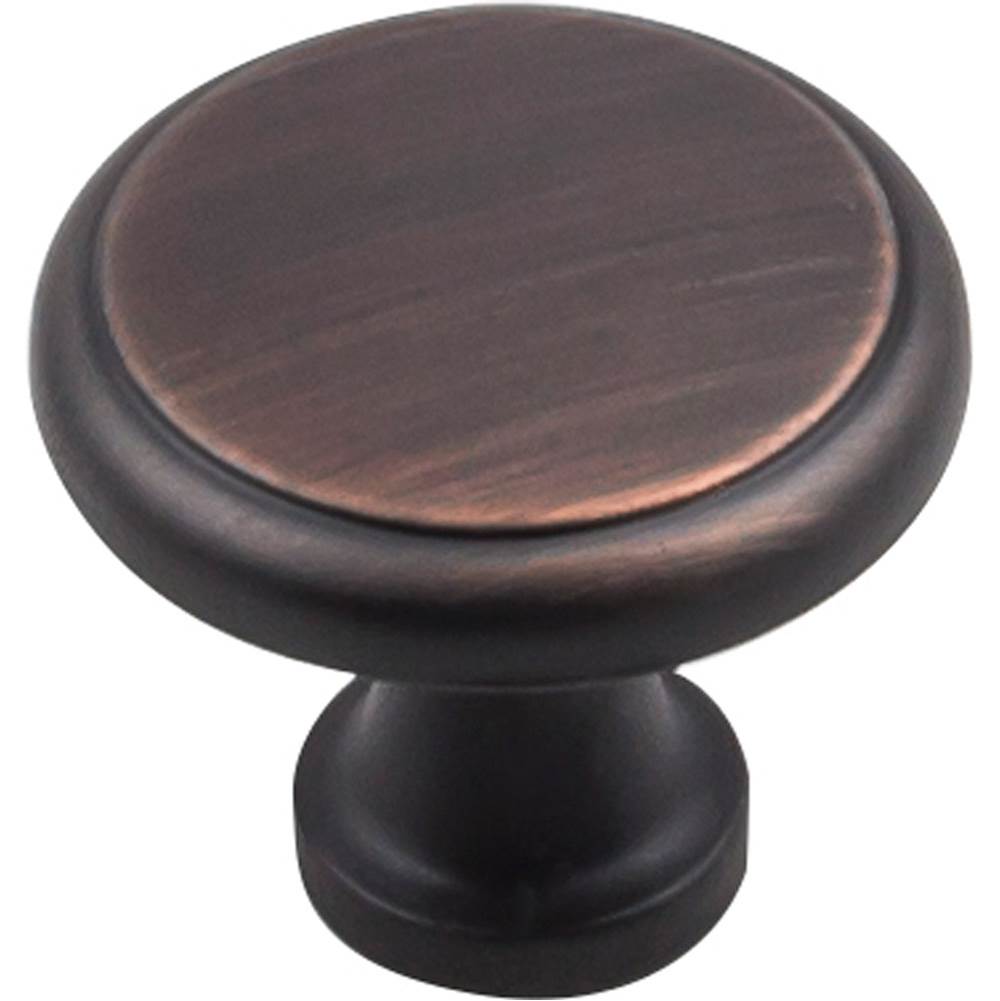 Hardware Resources - 1-3/16'' Diameter Brushed Oil Rubbed Bronze Kenner Cabinet Mushroom Knob - Brushed Oil Rubbed Bronze