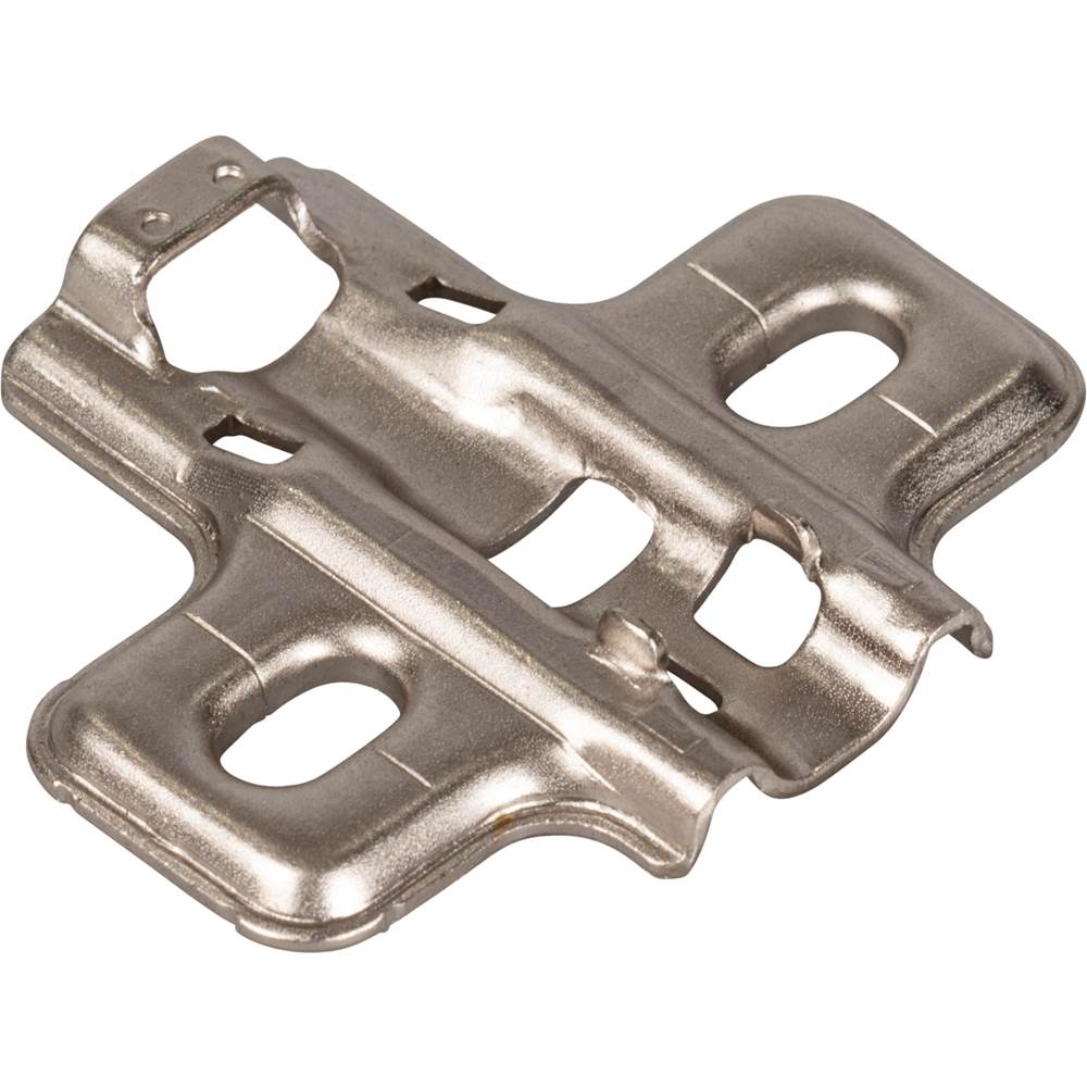 Hardware Resources - Standard Duty 2 mm Non-Cam Adjustable Steel Plate for 700, 725, 900 and 1750 Series Euro Hinges - Polished Nickel
