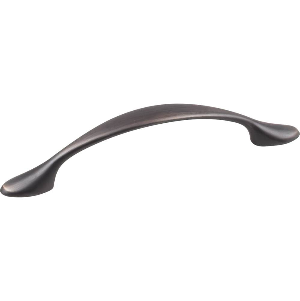 Hardware Resources - 96 mm Center-to-Center Brushed Oil Rubbed Bronze Arched Somerset Cabinet Pull - Brushed Oil Rubbed Bronze