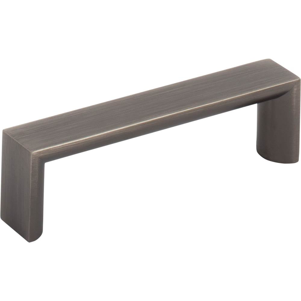 Hardware Resources - 96 mm Center-to-Center Brushed Pewter Walker 1 Cabinet Pull - Brushed Pewter