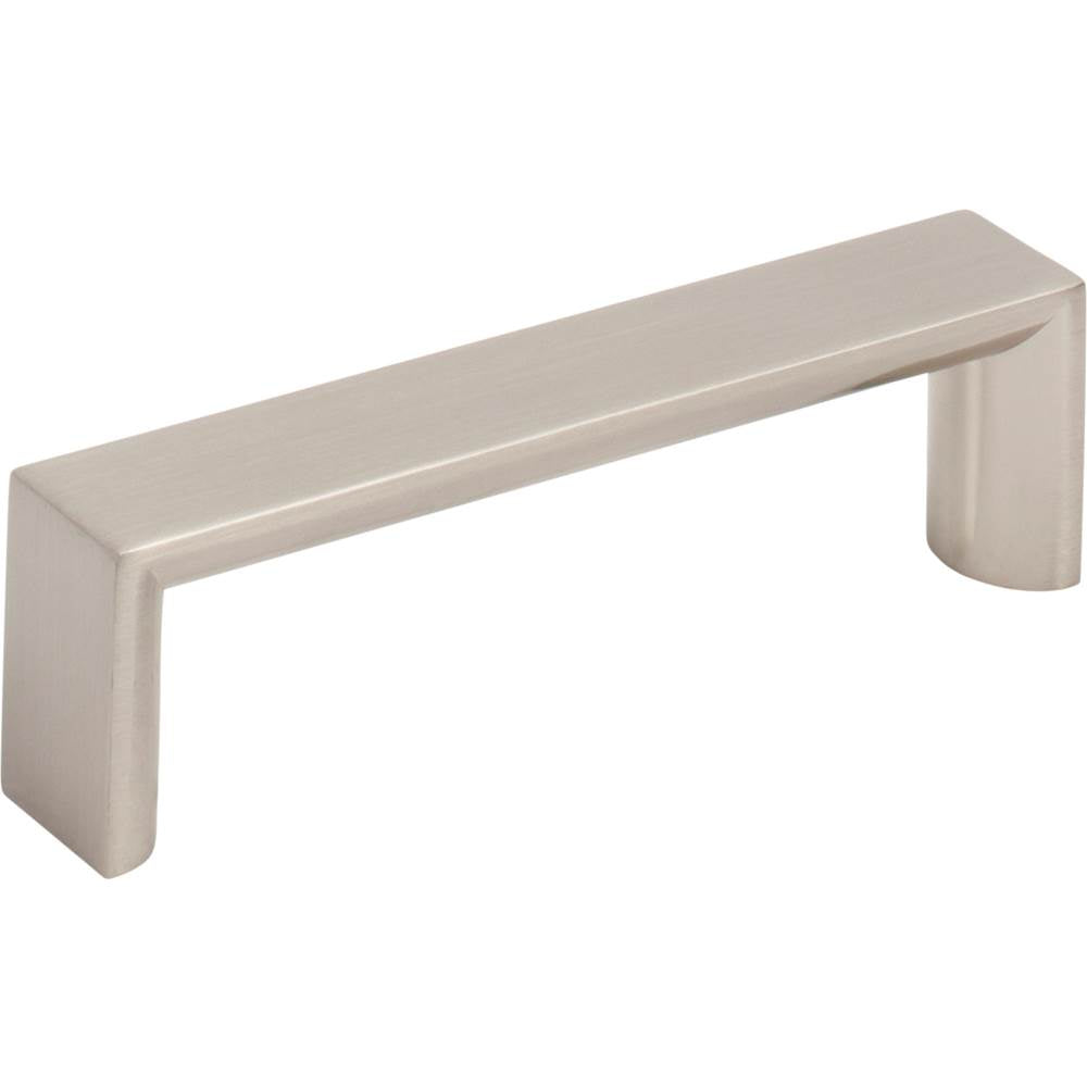 Hardware Resources - 96 mm Center-to-Center Satin Nickel Walker 1 Cabinet Pull - Satin Nickel