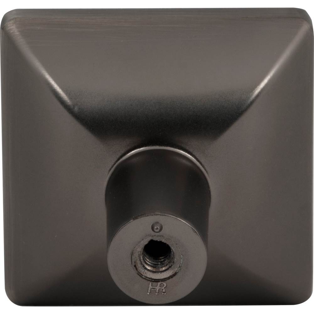 1-5/8'' Overall Length Brushed Gold Walker 1 Square Knob