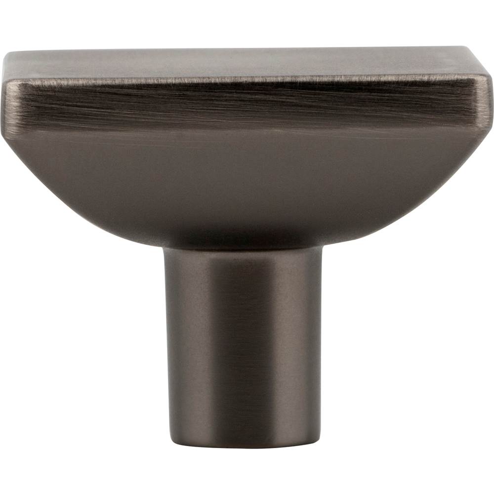 1-5/8'' Overall Length Brushed Gold Walker 1 Square Knob