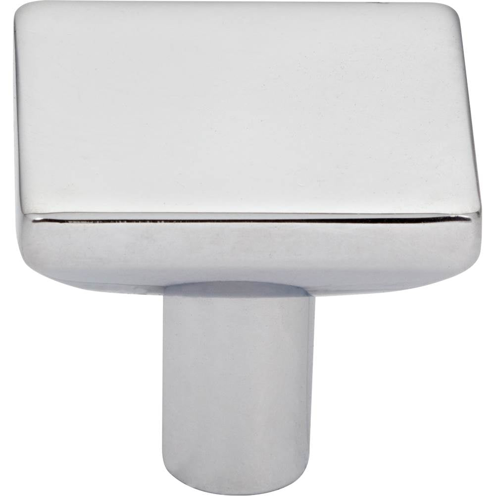 1-1/4'' Overall Length Brushed Gold Walker 1 Square Knob