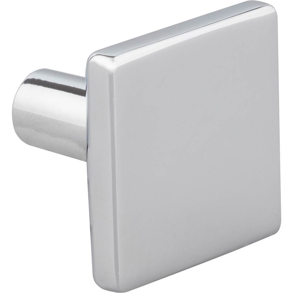 1-1/4'' Overall Length Brushed Gold Walker 1 Square Knob
