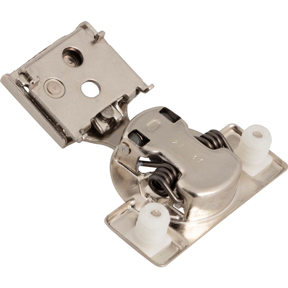 105degree 1/2'' Overlay Heavy Duty Dura-Close Adjustable Soft-close Compact Hinge with Press-in 8 mm Dowels