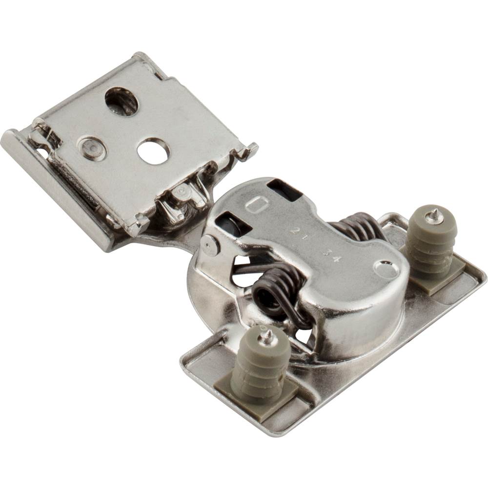 105degree 1/2'' Overlay Compact DURA-CLOSE Soft-close Hinge with 2 Cleats and Press-in 8mm Dowels.
