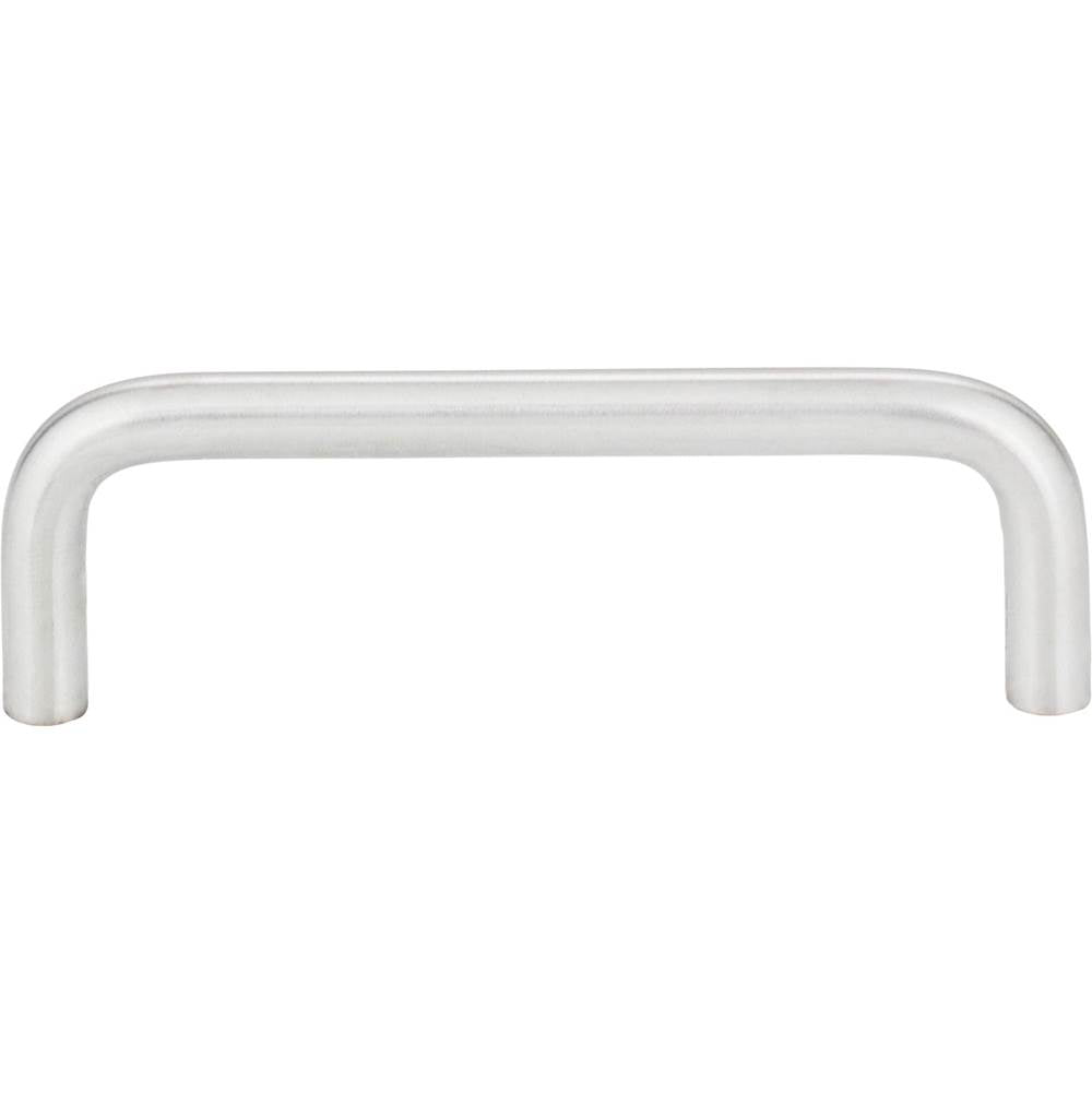 3-1/2'' Center-to-Center Brushed Chrome Torino Cabinet Wire Pull