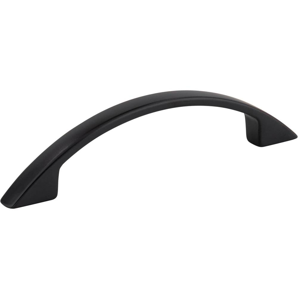 Hardware Resources - 96 mm Center-to-Center Matte Black Arched Somerset Cabinet Pull - Matte Black