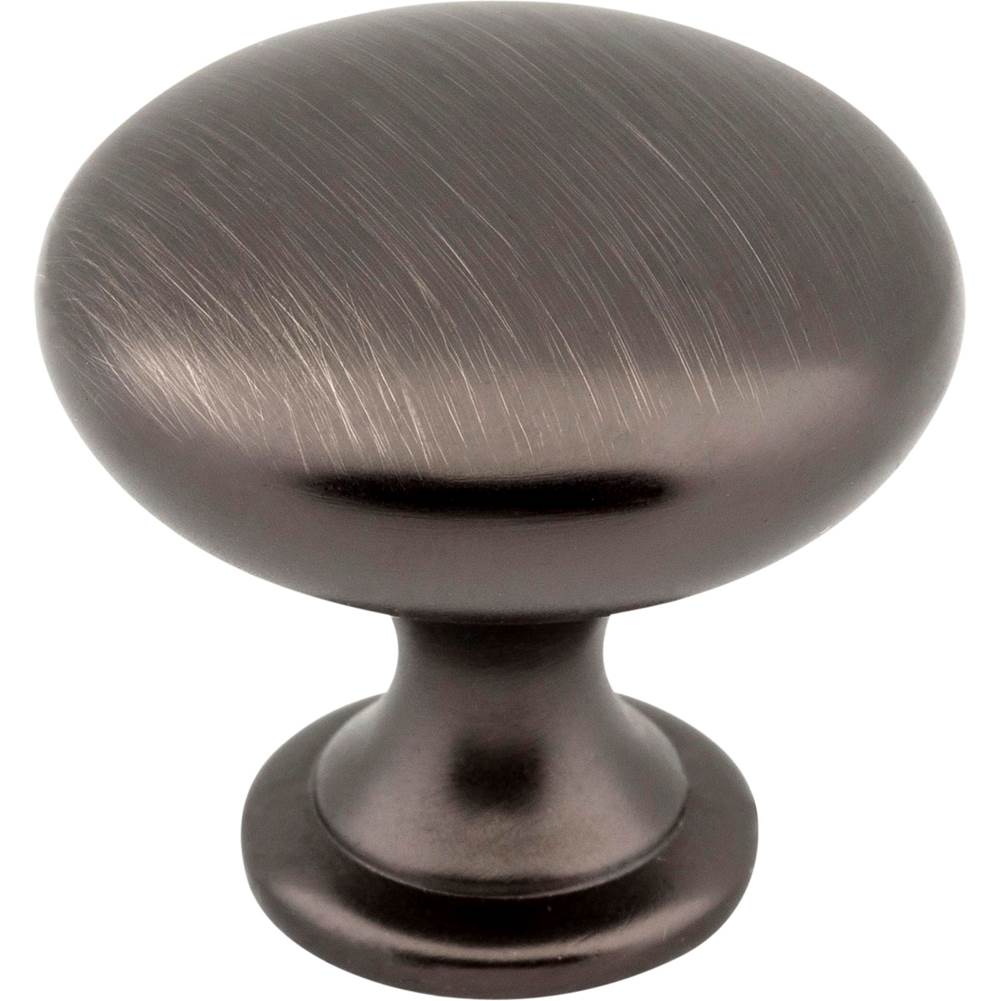 Hardware Resources - 1-3/16'' Diameter Brushed Pewter Madison Cabinet Mushroom Knob - Brushed Pewter