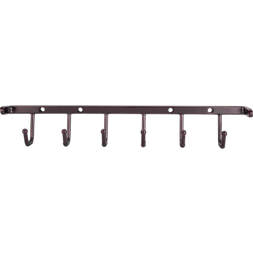 Hardware Resources - Brushed Oil Rubbed Bronze Screw-Mount Belt Rack - Brushed Oil Rubbed Bronze