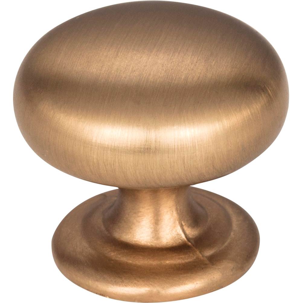 Hardware Resources - 1-1/4'' Diameter Satin Bronze Florence Cabinet Mushroom Knob - Satin Bronze