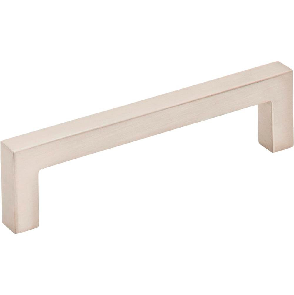Hardware Resources - 96 mm Center-to-Center Satin Nickel Square Stanton Cabinet Bar Pull - Satin Nickel