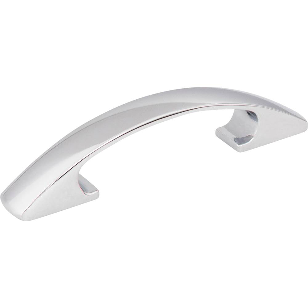 Hardware Resources - 3'' Center-to-Center Polished Chrome Arched Strickland Cabinet Pull - Polished Chrome