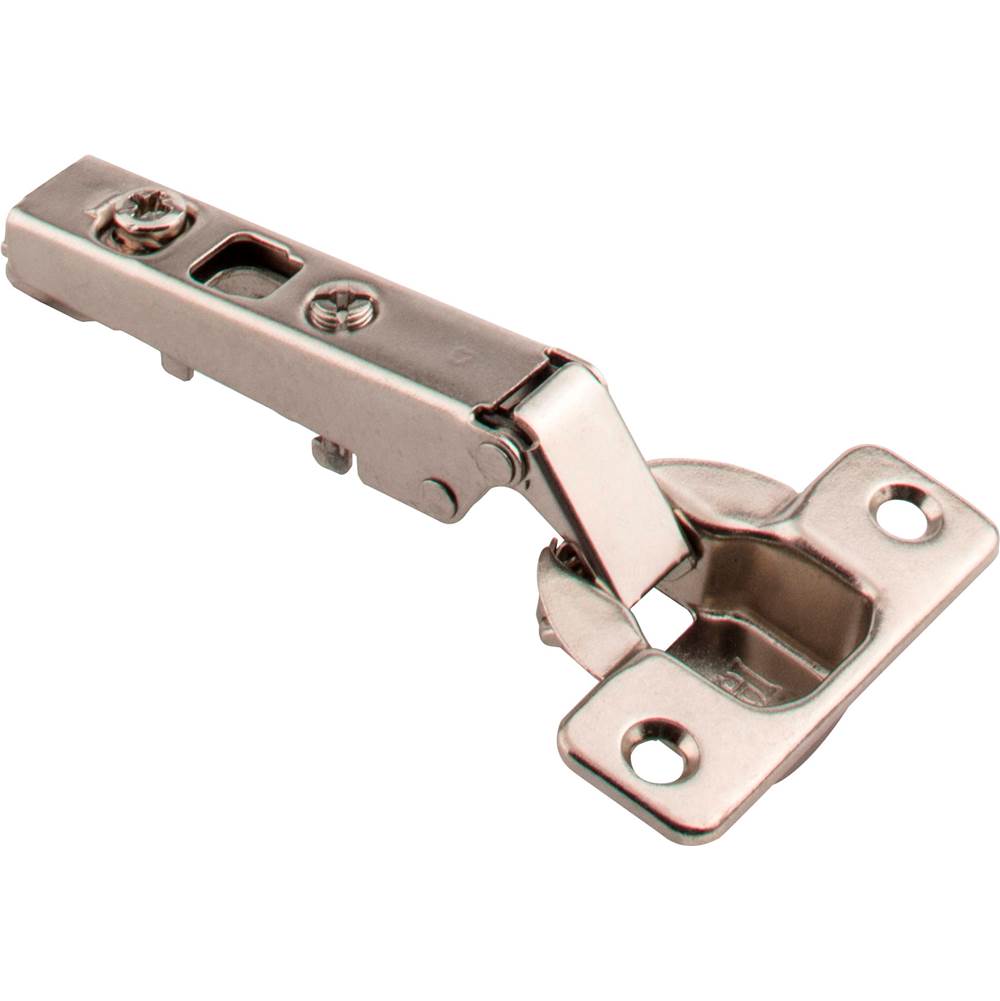 Hardware Resources - 125 degree Standard Duty Full Overlay Cam Adjustable Self-close Hinge without Dowels - Polished Nickel