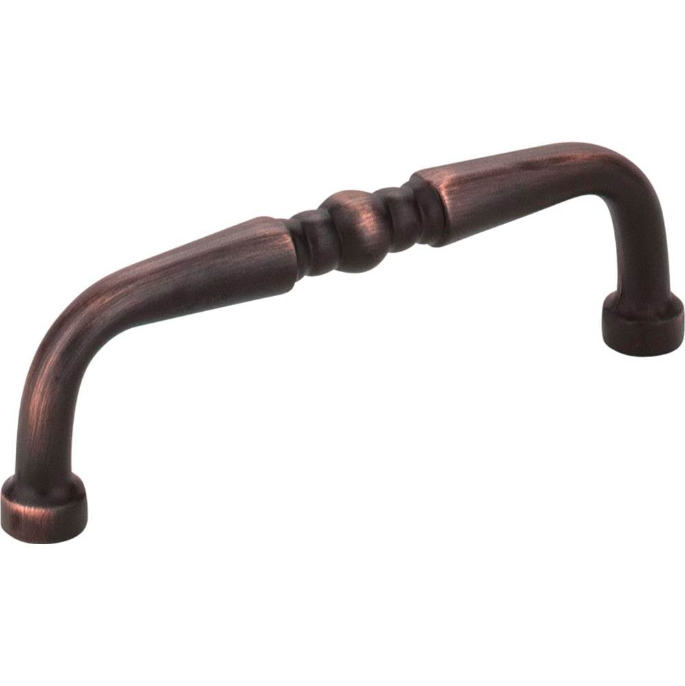 Hardware Resources - 3'' Center-to-Center Brushed Oil Rubbed Bronze Madison Cabinet Pull - Brushed Oil Rubbed Bronze