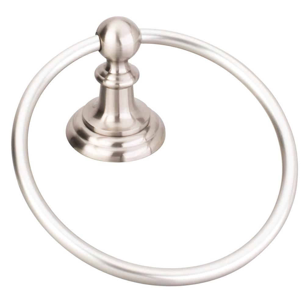 Hardware Resources - Fairview Satin Nickel Towel Ring - Retail Packaged - Satin Nickel