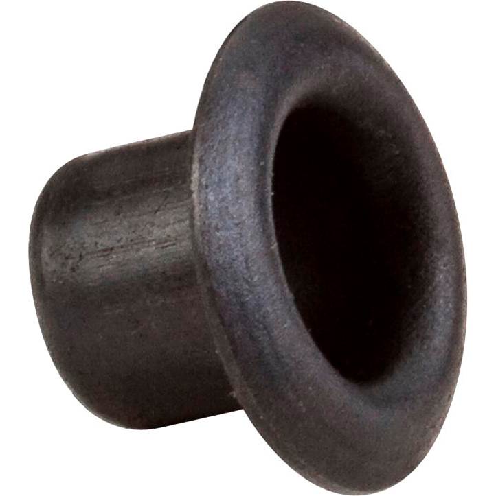 Hardware Resources - Black 5 mm Grommet for 5.5 mm Hole - Priced and Sold by the Thousand - Black