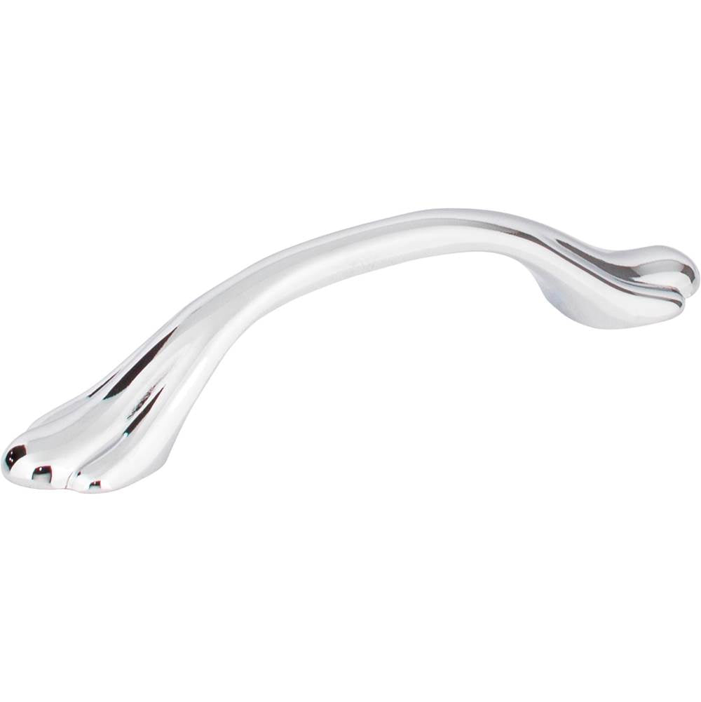 Hardware Resources - 3'' Center-to-Center Polished Chrome Gatsby Cabinet Pull - Polished Chrome