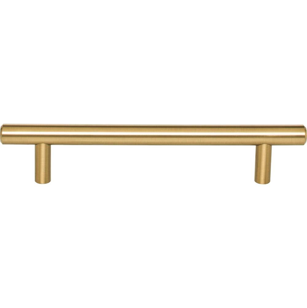 128 mm Center-to-Center Brushed Gold Naples Cabinet Bar Pull