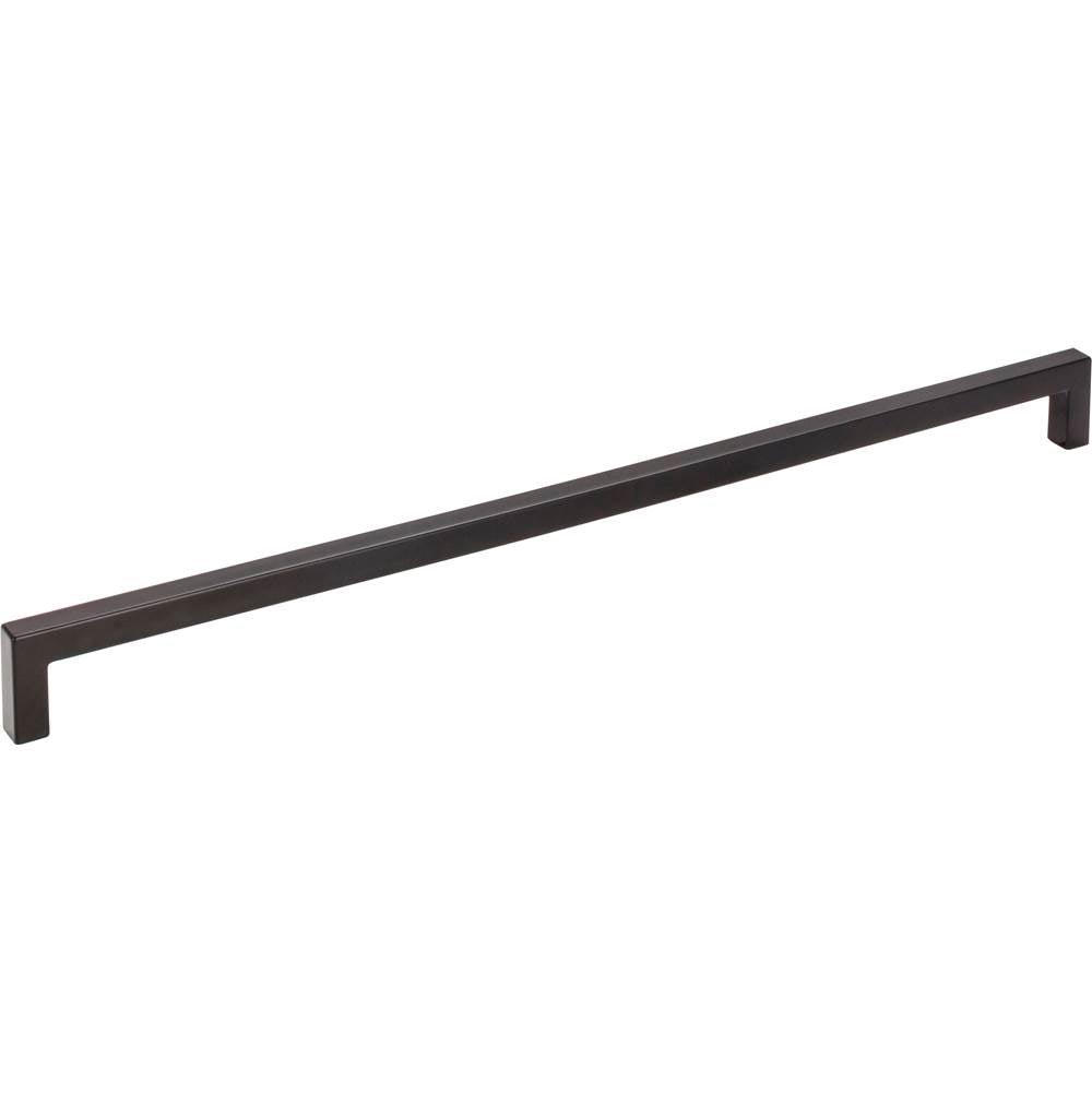 Hardware Resources - 320 mm Center-to-Center Matte Black Square Stanton Cabinet Bar Pull - Matte Black