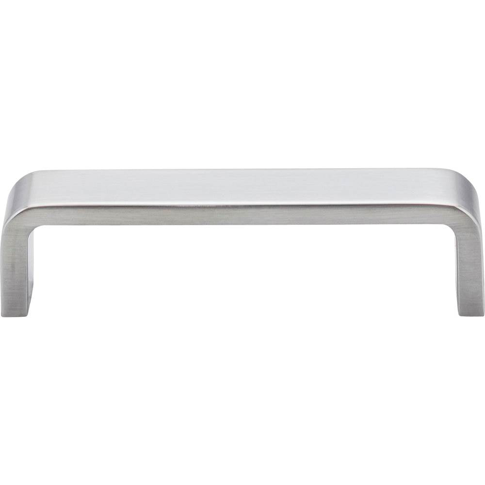 4'' Center-to-Center Brushed Chrome Square Asher Cabinet Pull