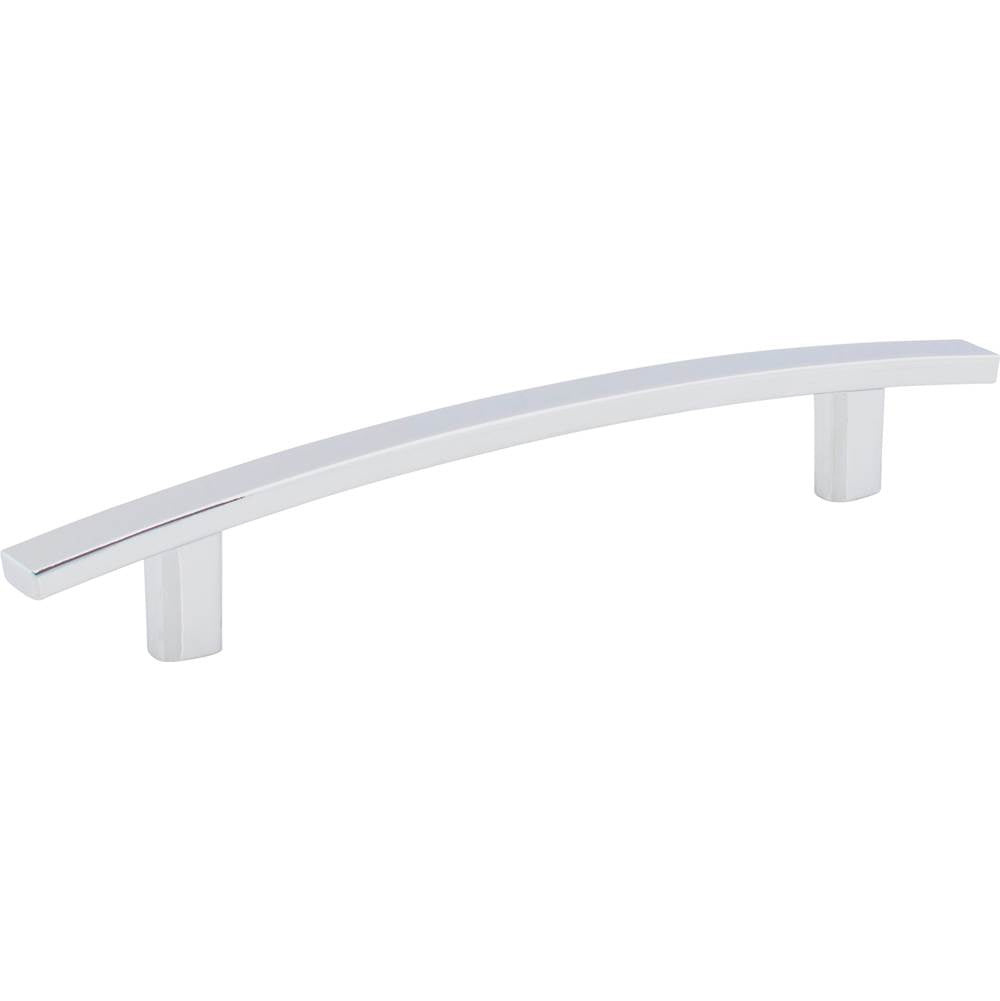 Hardware Resources - 128 mm Center-to-Center Polished Chrome Square Thatcher Cabinet Bar Pull - Polished Chrome