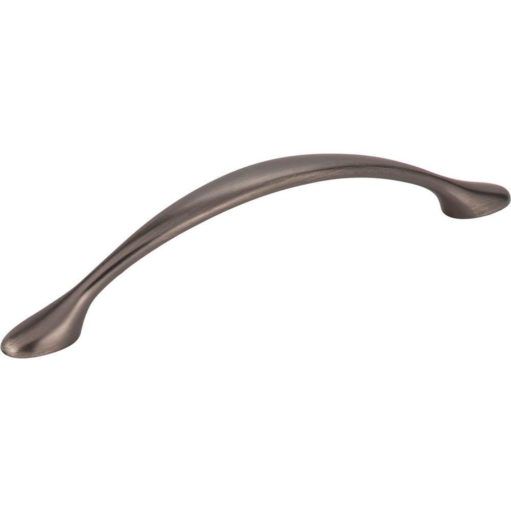 Hardware Resources - 128 mm Center-to-Center Brushed Pewter Arched Somerset Cabinet Pull - Brushed Pewter