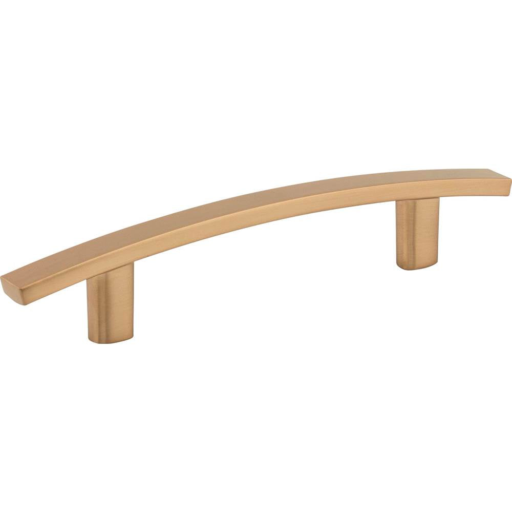 Hardware Resources - 96 mm Center-to-Center Satin Bronze Square Thatcher Cabinet Bar Pull - Satin Bronze