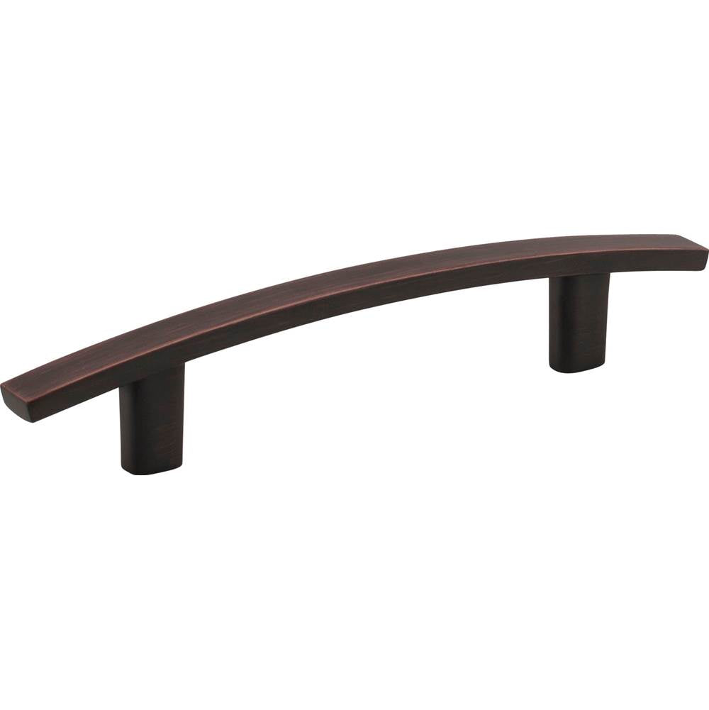 Hardware Resources - 96 mm Center-to-Center Brushed Oil Rubbed Bronze Square Thatcher Cabinet Bar Pull - Brushed Oil Rubbed Bronze