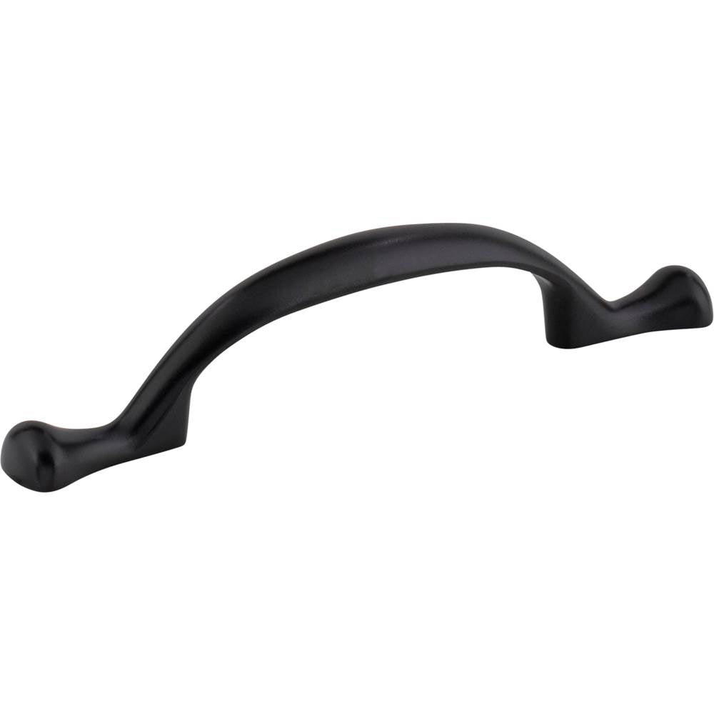Hardware Resources - 3'' Center-to-Center Matte Black Merryville Cabinet Pull - Matte Black