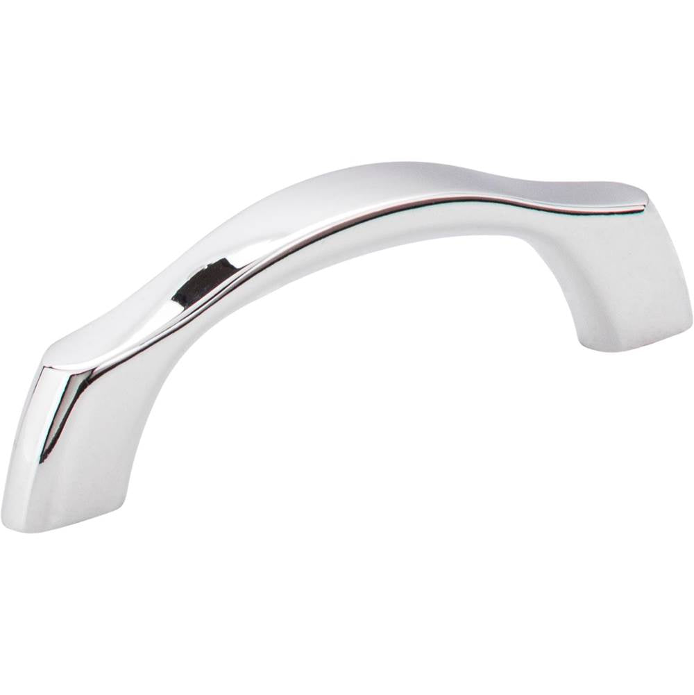 Hardware Resources - 3'' Center-to-Center Polished Chrome Aiden Cabinet Pull - Polished Chrome