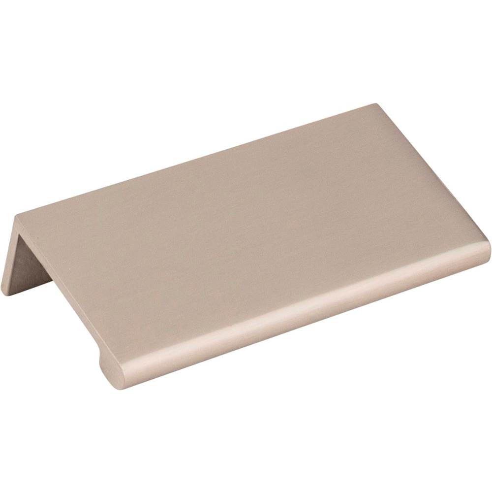 Hardware Resources - 3'' Overall Length Satin Nickel Edgefield Cabinet Tab Pull - Satin Nickel