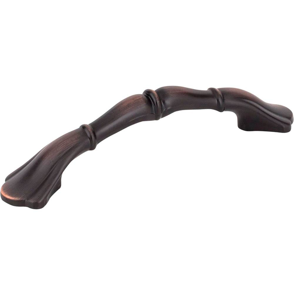 Hardware Resources - 3'' Center-to-Center Brushed Oil Rubbed Bronze Gatsby Cabinet Pull - Brushed Oil Rubbed Bronze