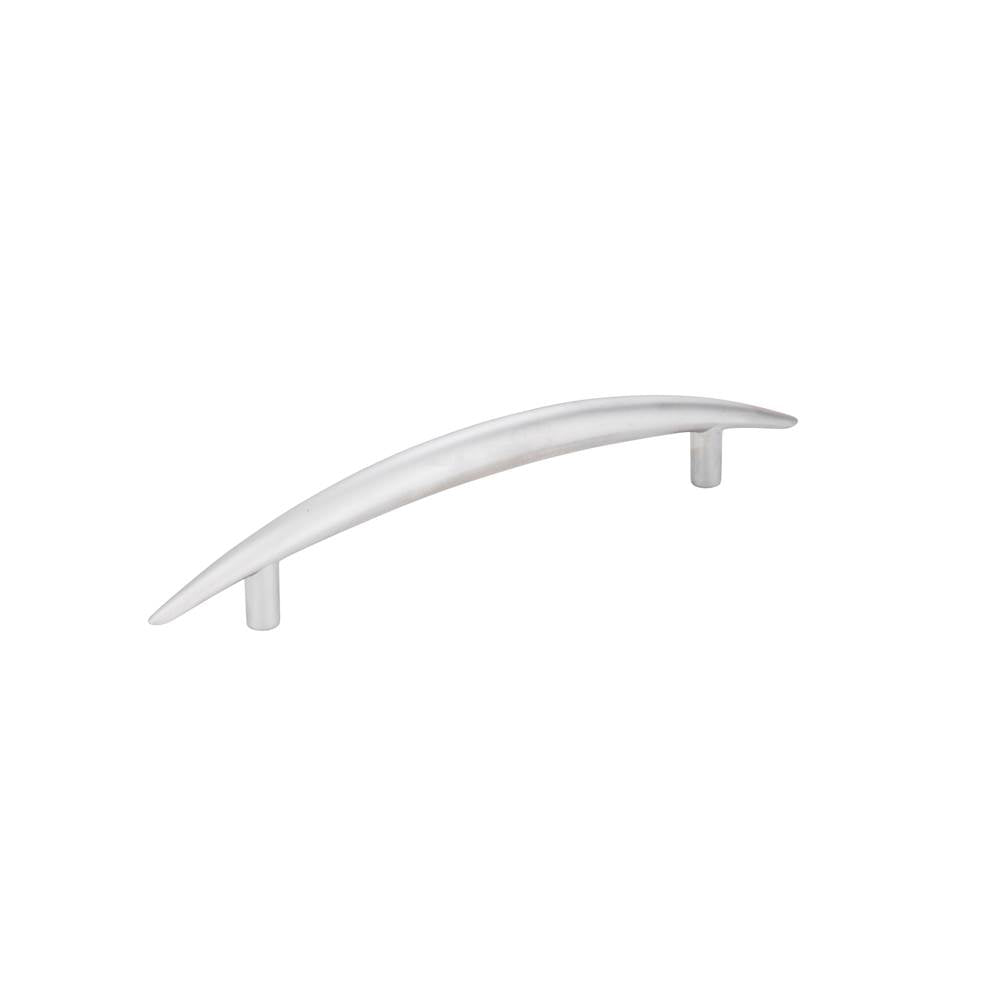 Hardware Resources - 128 mm Center-to-Center Matte Silver Arched Verona Cabinet Pull - Matte Silver