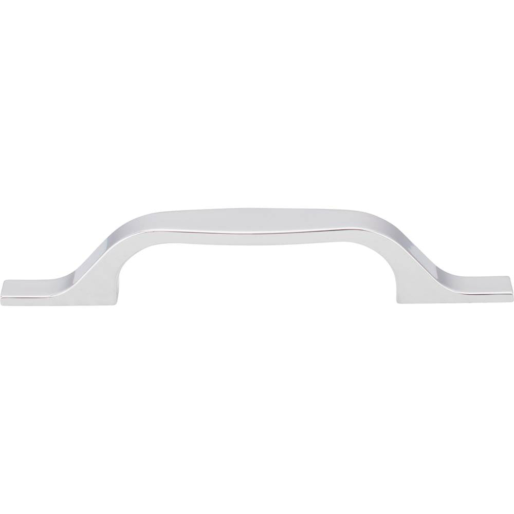 96 mm Center-to-Center Brushed Pewter Square Cosgrove Cabinet Pull