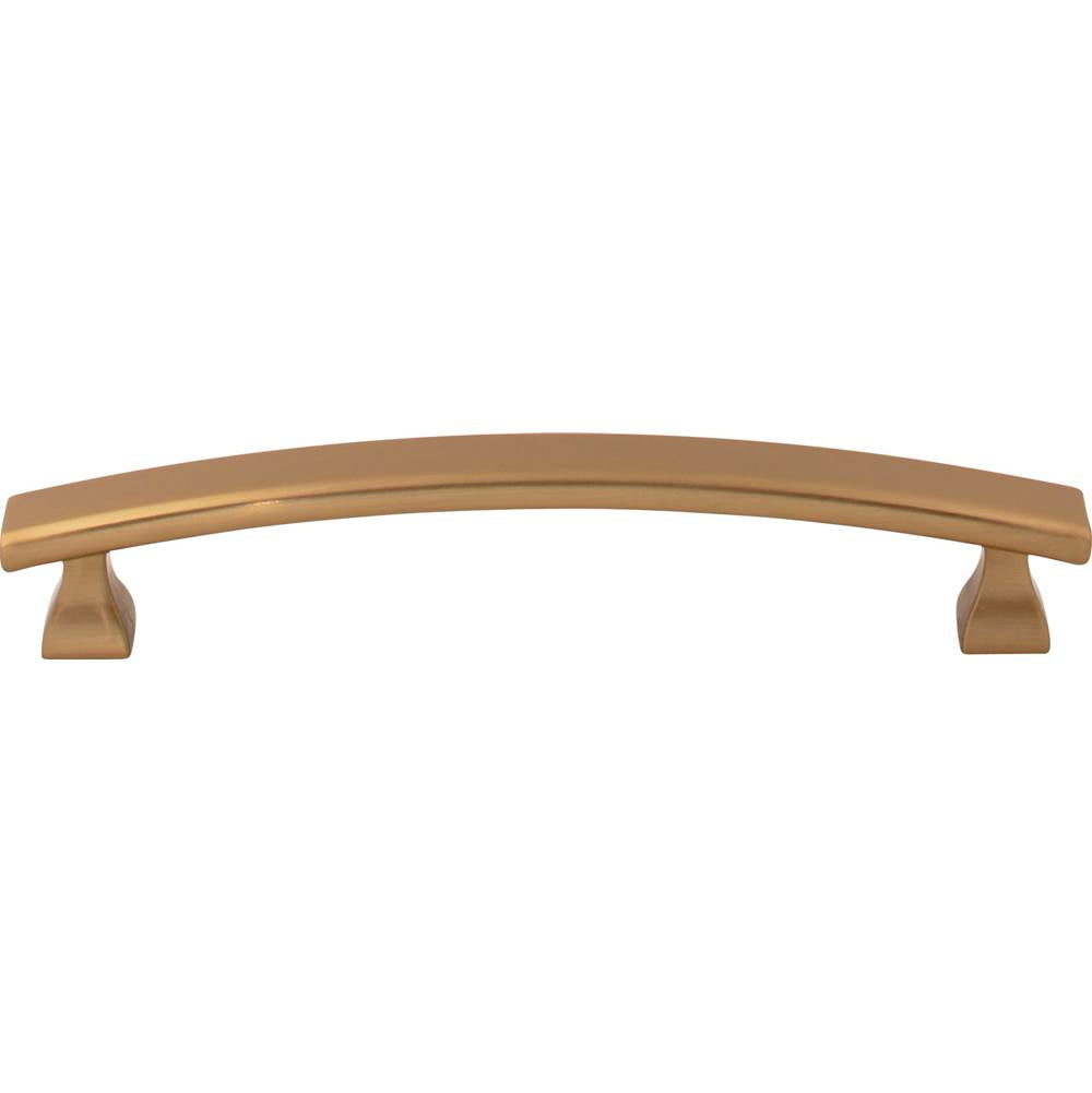 128 mm Center-to-Center Brushed Gold Square Hadly Cabinet Pull