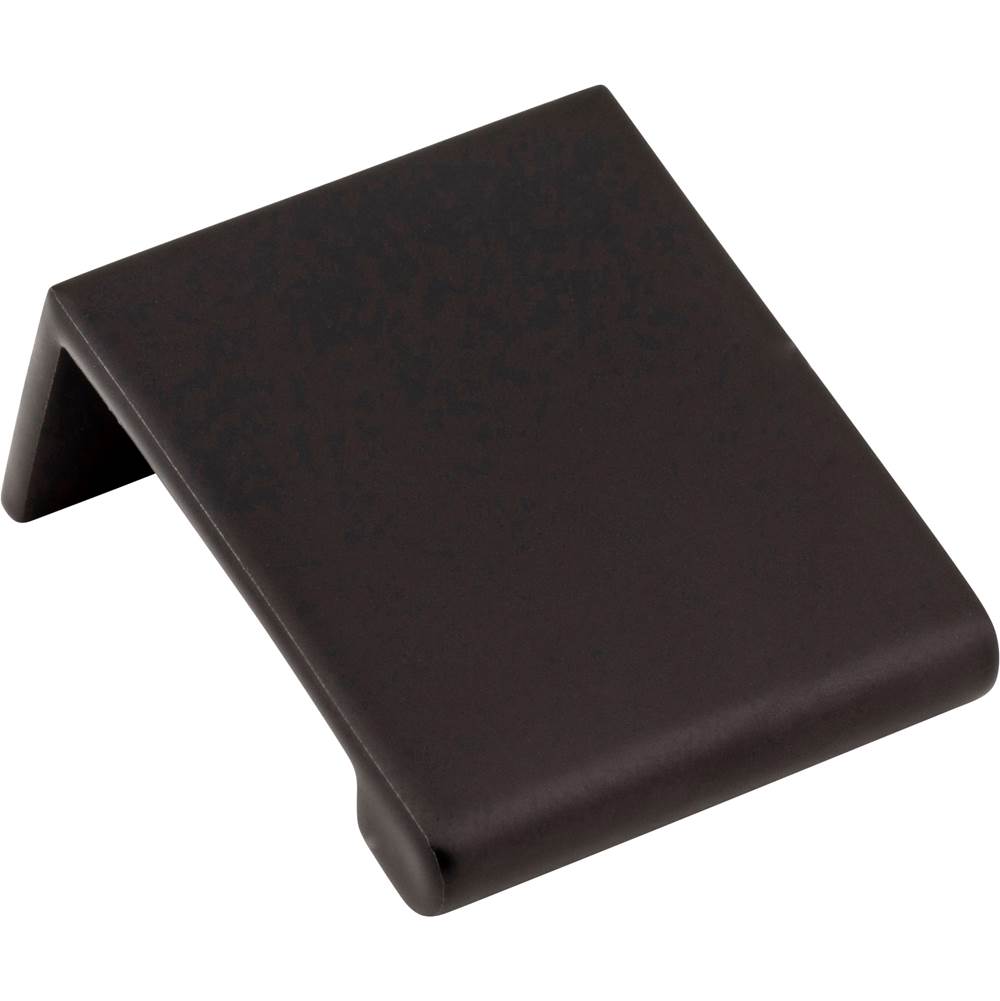Hardware Resources - 1-1/4'' Overall Length Matte Black Edgefield Cabinet Tab Pull - Matte Black