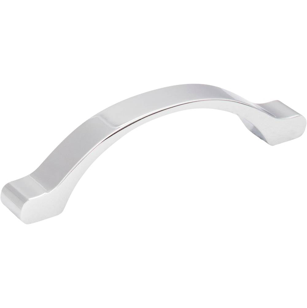 Hardware Resources - 96 mm Center-to-Center Polished Chrome Arched Seaver Cabinet Pull - Polished Chrome