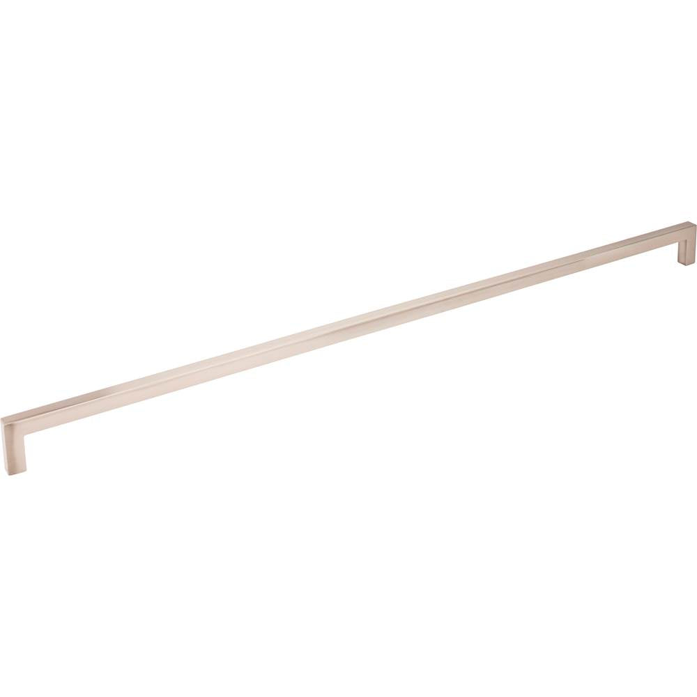 Hardware Resources - 448 mm Center-to-Center Satin Nickel Square Stanton Cabinet Bar Pull - Satin Nickel