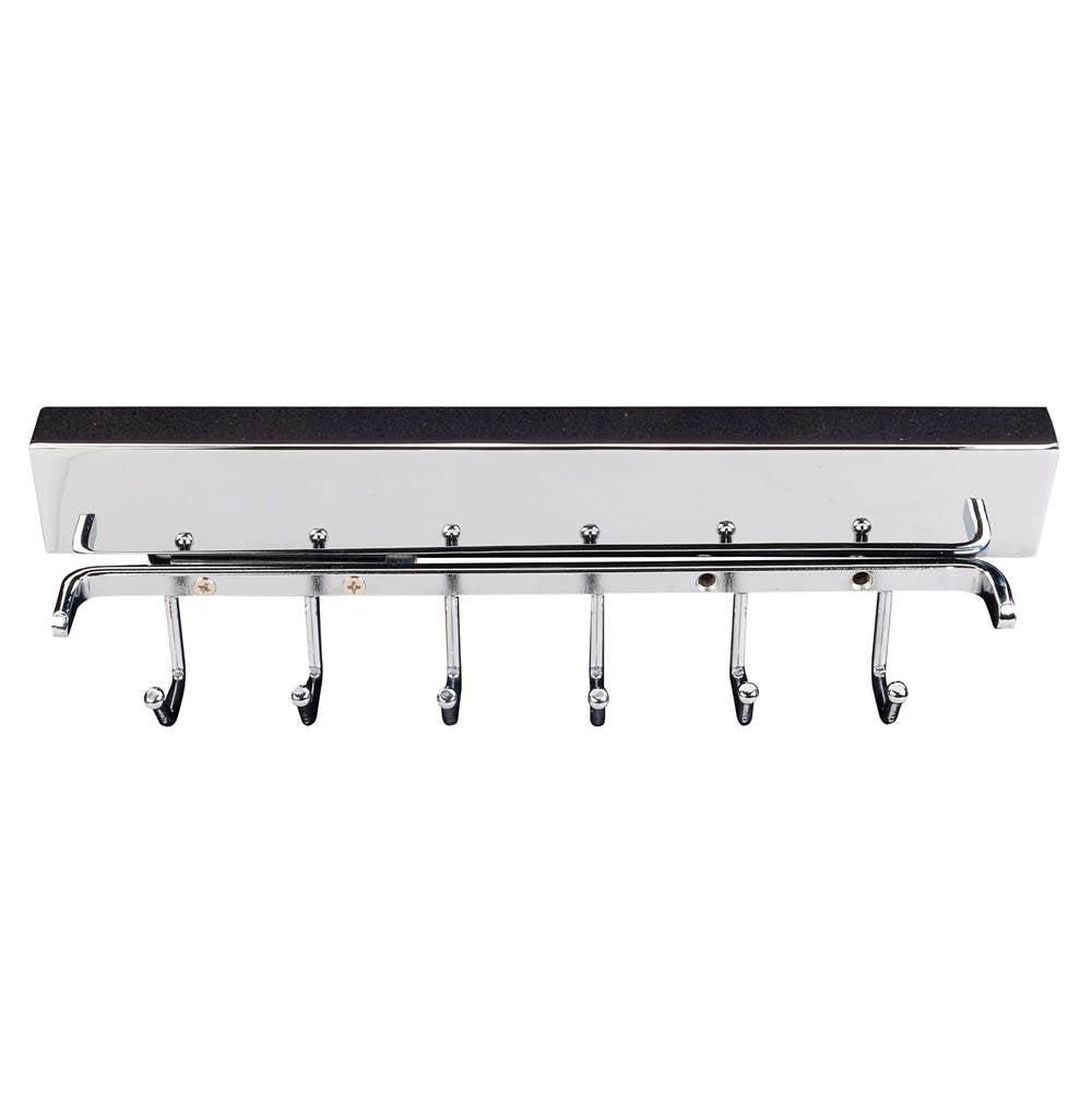Hardware Resources - Polished Chrome 12'' Belt Rack - Chrome