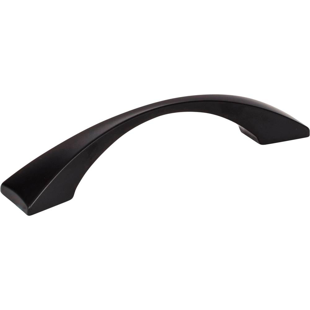 Hardware Resources - 96 mm Center-to-Center Matte Black Square Glendale Cabinet Pull - Matte Black